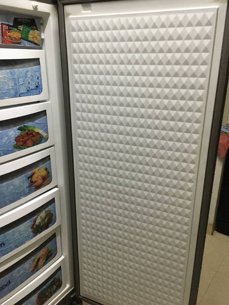 Dawlance vertical freezer like new 2