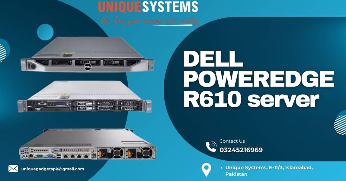 DELL POWEREDGE R610 server 0