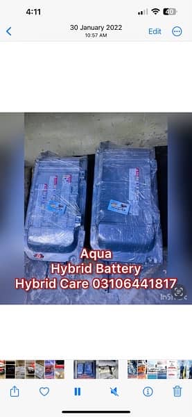 Hybrid battery prius aqua 6