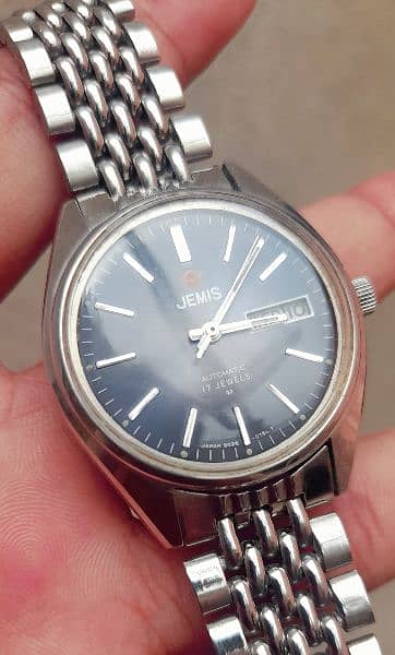 Jemis By Seiko Automatic Vintage Japan Made Omega Citizen shine Dail 2