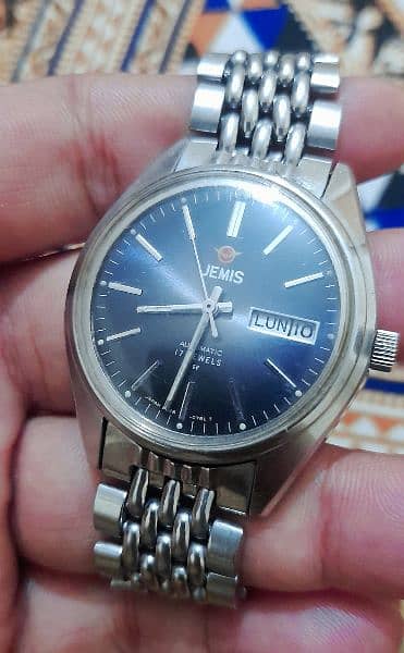 Jemis By Seiko Automatic Vintage Japan Made Omega Citizen shine Dail 7