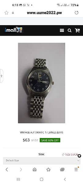 Jemis By Seiko Automatic Vintage Japan Made Omega Citizen shine Dail 8