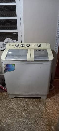 Homage twin semi auto washing machine & Dryer.