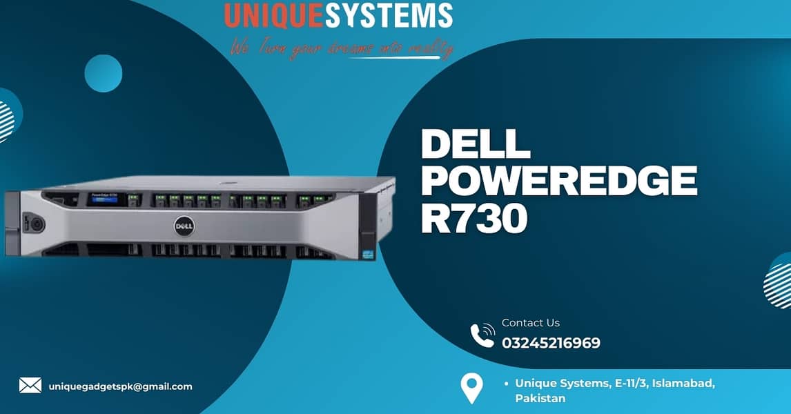 DELL POWEREDGE R730 server 0