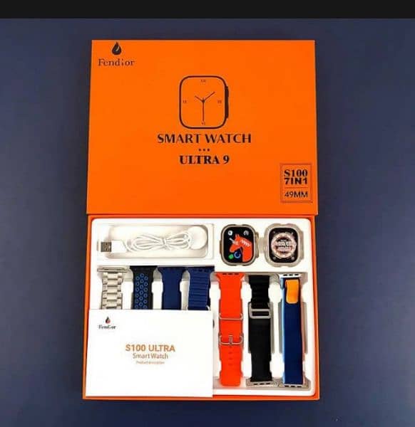 S100 Smart Watch 7in1 Straps 0