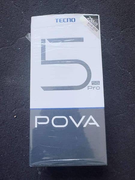 Tecno Pova 5Pro  Ram8GB memory 256 GB PTA approve 0