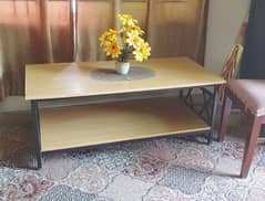 Center Table 2 Tier Wooden Coffee Table