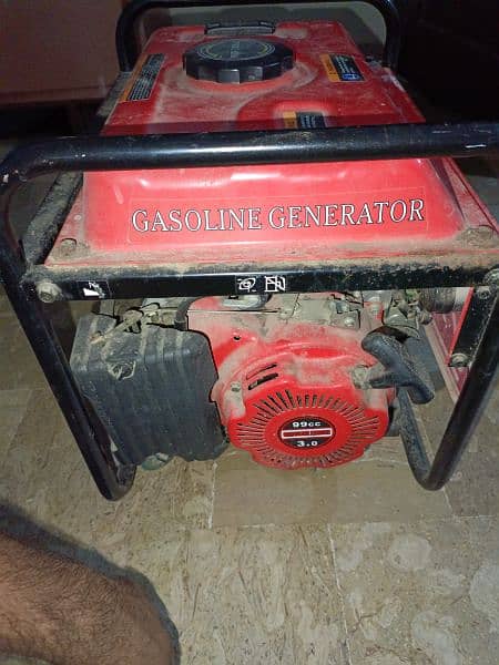 Generator with battery & gas kit 1