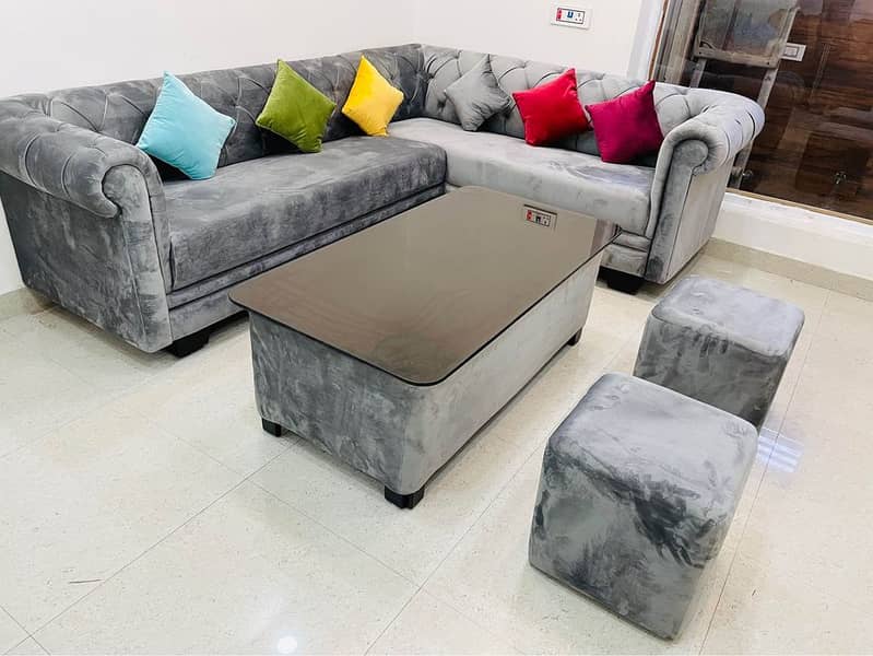 Sofa | Sofa Set | L Shape Sofa | Wooden Sofa | Molty Foam 2