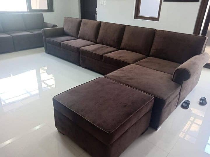 Sofa | Sofa Set | L Shape Sofa | Wooden Sofa | Molty Foam 5