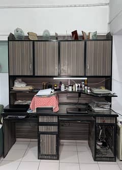 study table with computer compartments 0