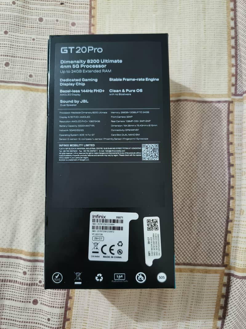 infinix gt 20 pro 1