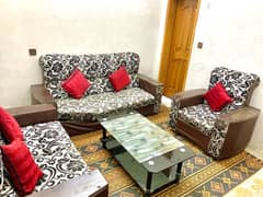 6 Seater Sofa Set with Table