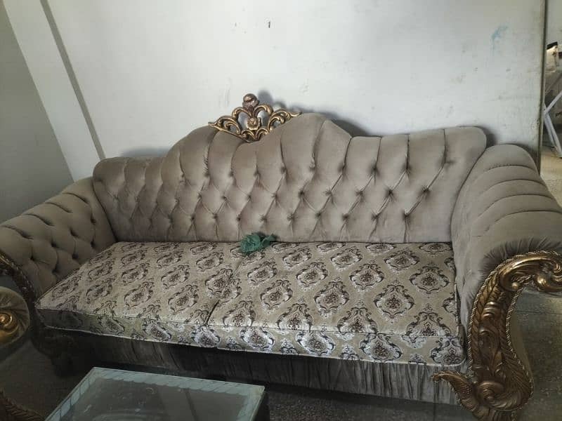 5 seater sofa set just like new 3