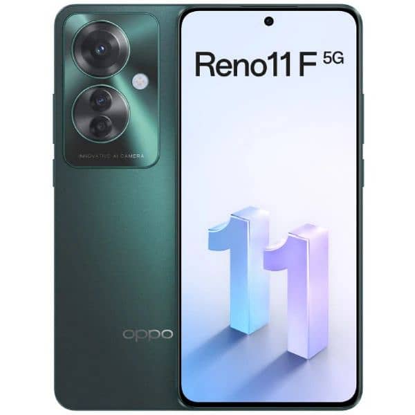 oppo reno 11 F 5g green color 0