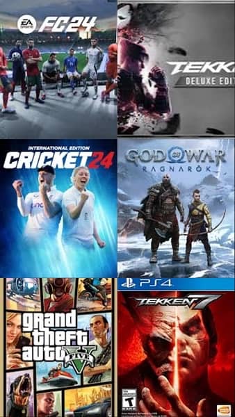 PS4 and PS5 games available on sales price 5