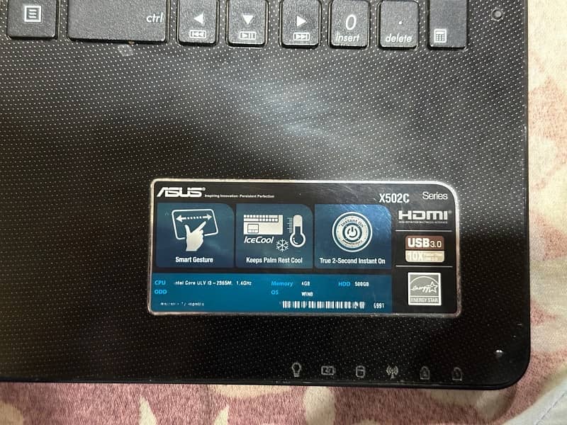 Asus Core-i3 Second Gen Laptop 8
