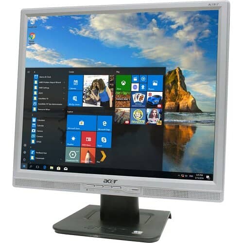 HP Pro 3500 Micro Business CPU with Monitor: (Acer version: "AL1717") 5