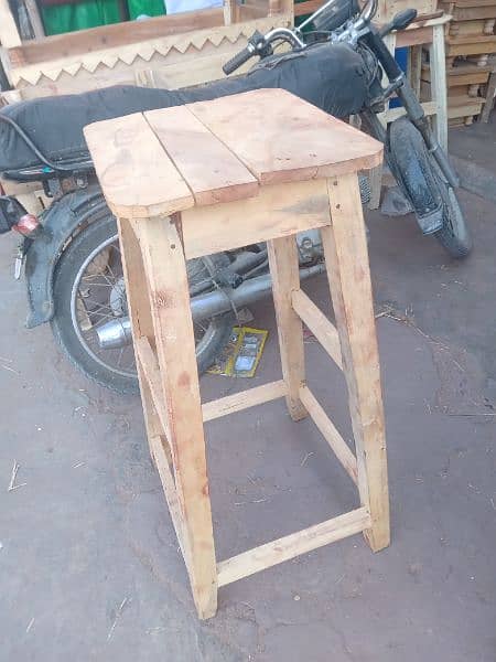 wooden stool new For sell 5