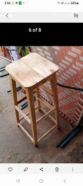 wooden stool new For sell 7