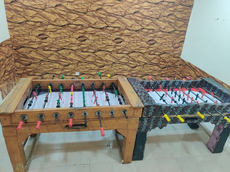 Foosball Table Football Game 2 Games Nice Condition 0