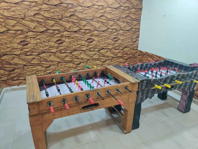 Foosball Table Football Game 2 Games Nice Condition 1