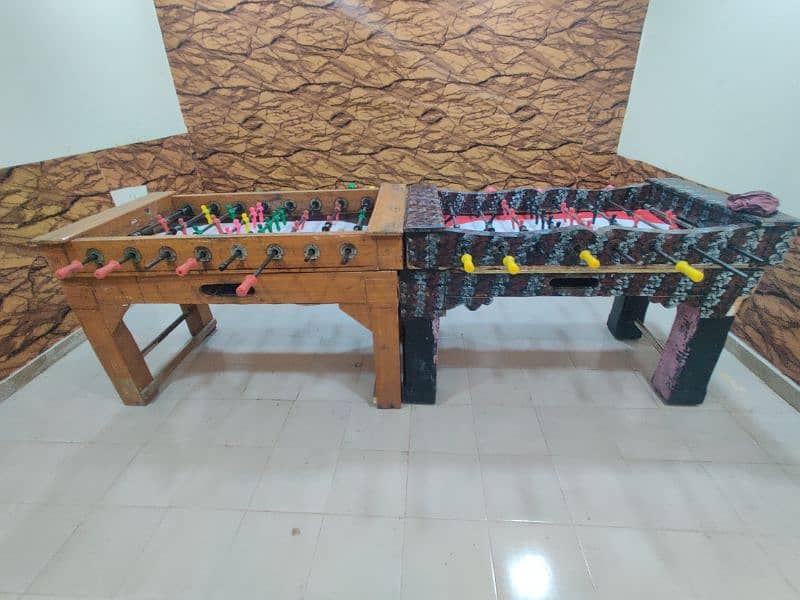 Foosball Table Football Game 2 Games Nice Condition 4
