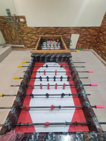 Foosball Table Football Game 2 Games Nice Condition 8