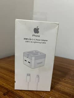 iphone 35 W charger dual C + Cable