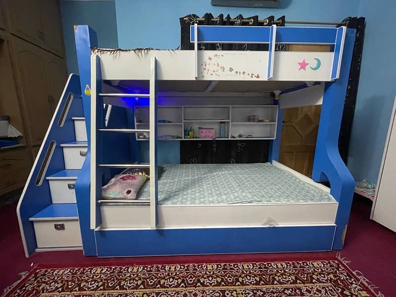 Bunk bed with cupboard 3