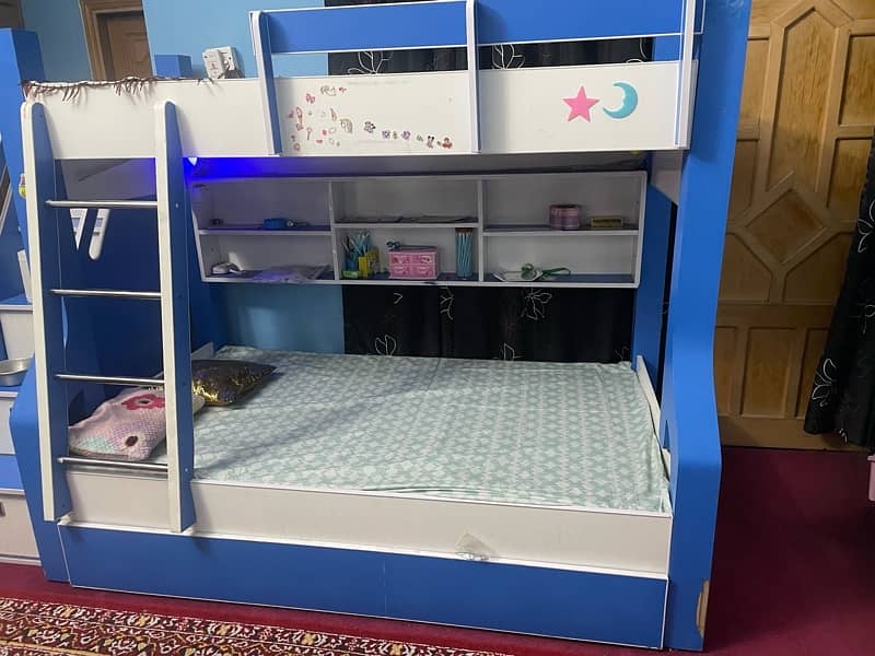 Bunk bed with cupboard 6