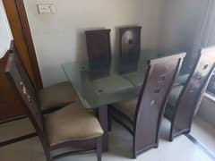 6 person Dining Table in very good condition. Price is very reasonable