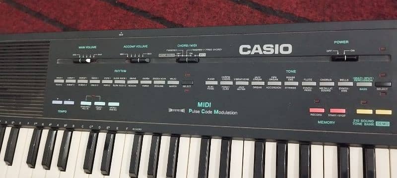 casio casiotone M-t 240 49 key electronic keyboard with 210 sound tone 7