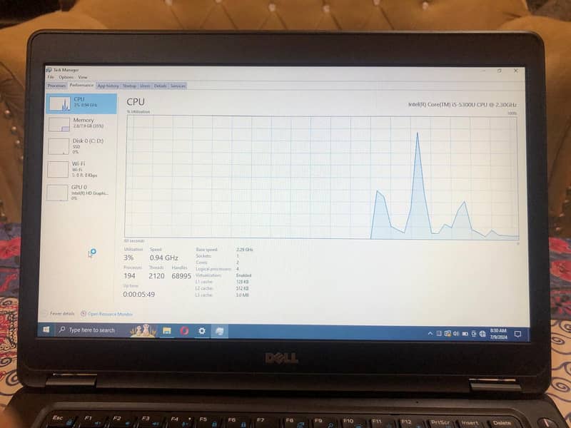 Dell latitude 5450 with charger, battery 6