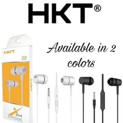 HKT MODEL NAME XPLOD full high bass handfree available in 2 colors