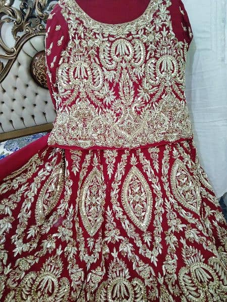 Red Bridal lehnga 0