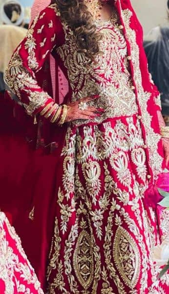 Red Bridal lehnga 4