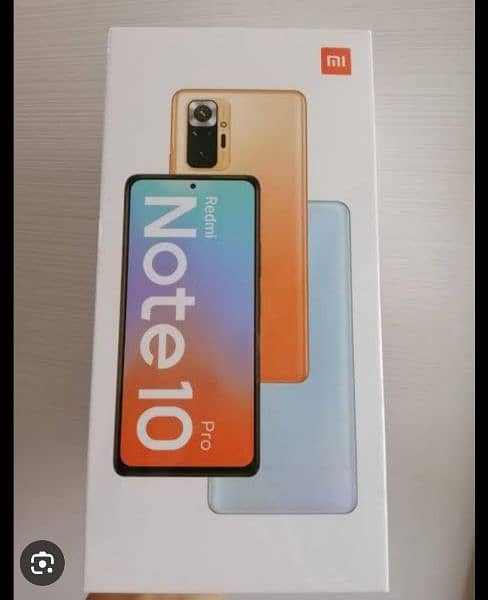 Redmi note 10 pro 8 128 full clean condition with box and charger 7