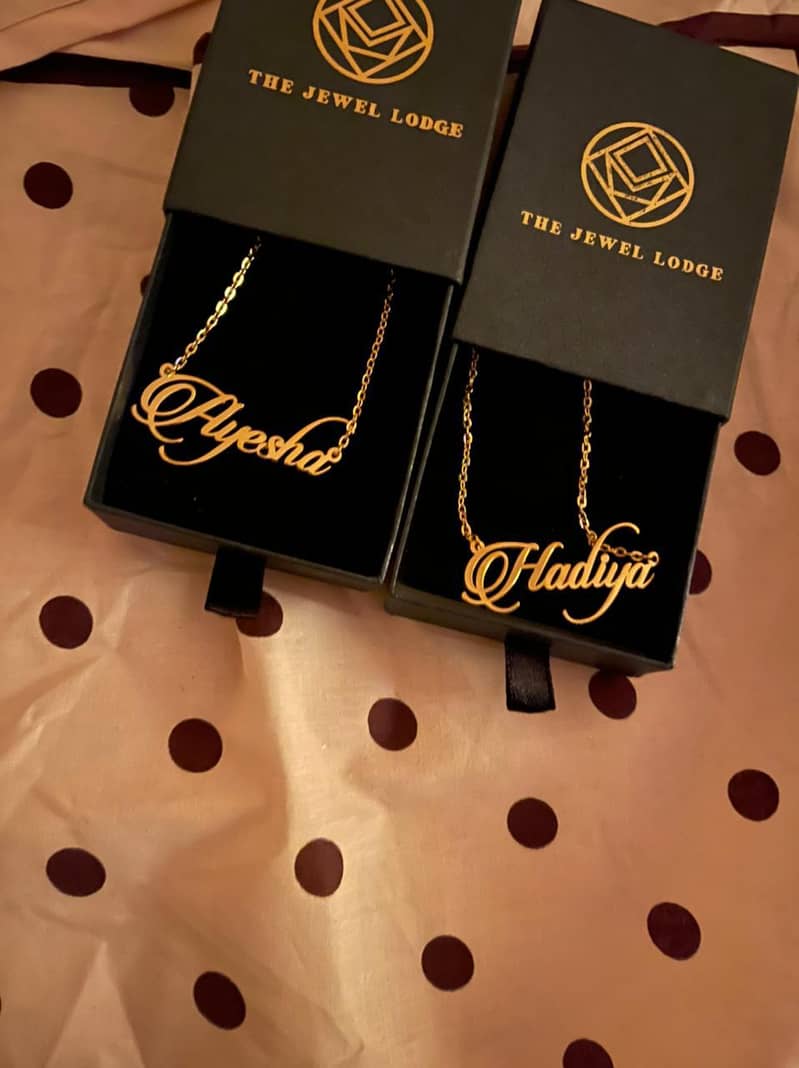 Gold Plated Customized Name Lockets for Girls 6