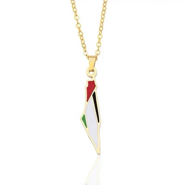 Stainless Steel Palestine Necklaces Delivery All Over Pakistan 3