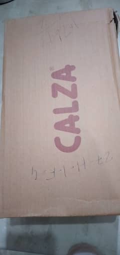 Calza brand, Black shoes for Men/boys, size 07.