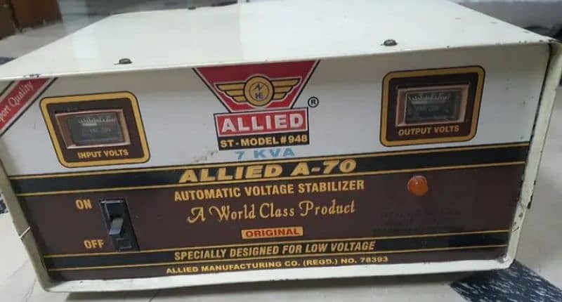 7 kw working stabilizer 0