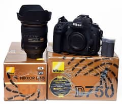 Nikon D750 Full brand new 10 by 10 condition