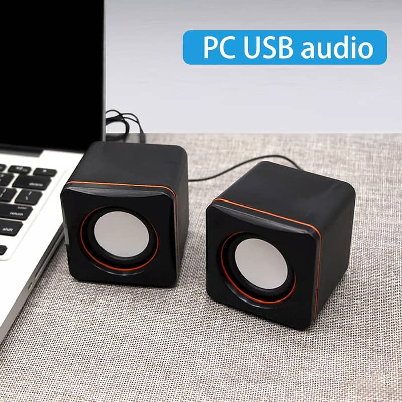 Premium Mini USB Speakers for Laptops, PCs, and Mobiles 3