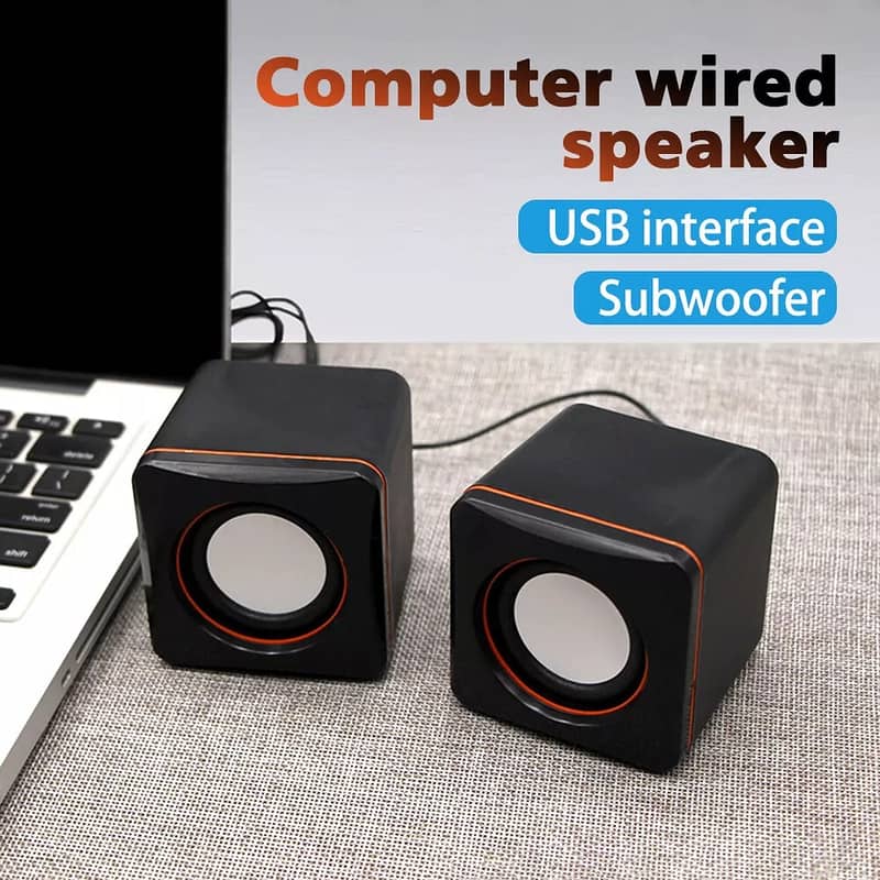 Premium Mini USB Speakers for Laptops, PCs, and Mobiles 4