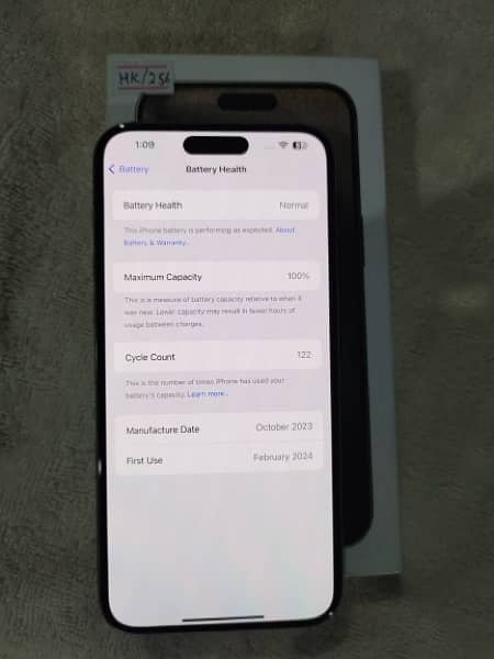 iPhone 15 pro max 256gb hk model 3