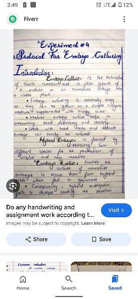 handwriting assignment work 0