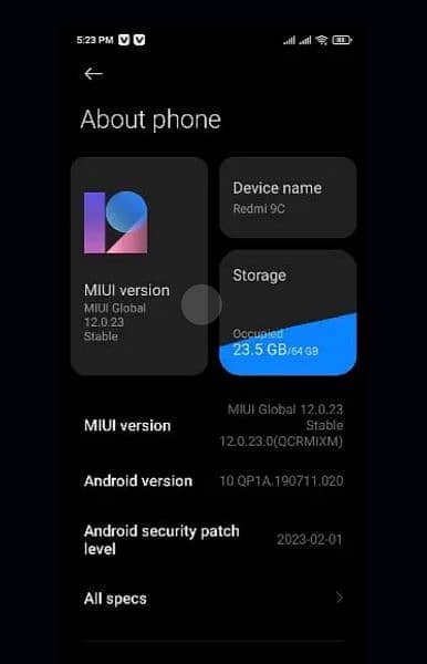 REDMI 9C MOBILE 3/64 ONLY MOB 2