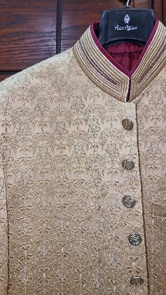 Amir Adnan Groom Sherwani Set 4