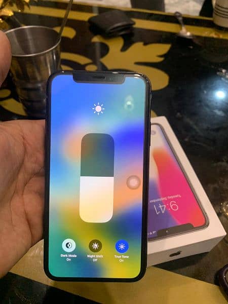 iPhone x256gn sim time available box handfree and sim pin 1